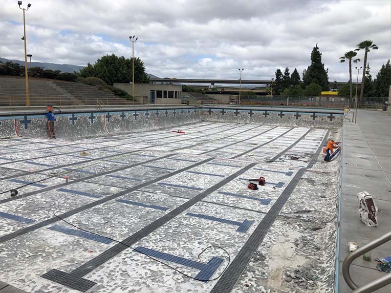 Cal Poly Pool Demolition